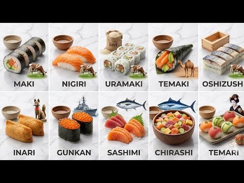 Every Sushi Type Explained in 10 minutes