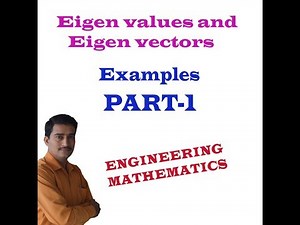 Eigen Values and Eigen Vectors examples (PART-1) || 15MATDIP41 (PART-9) || 17MAT11(PART-9)