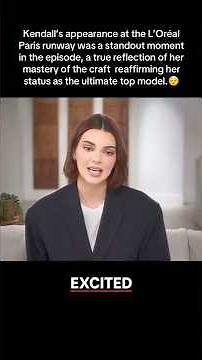 Kendall Jenner Slays the L’Oréal Paris Runway — Fashion Week Highlight 👠 #shortsvideo