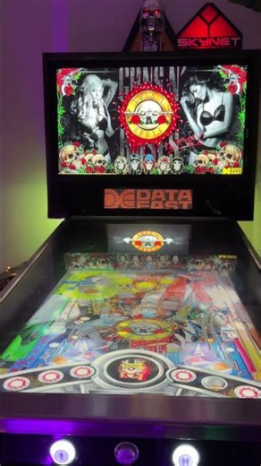 Visual Pinball Pinup Popper DIY cabinet 4k GAR Guns And Roses not JJP Data East