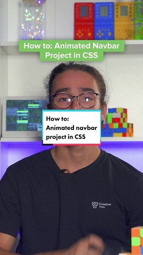 Fun CSS Practice with Animated Navbar Project