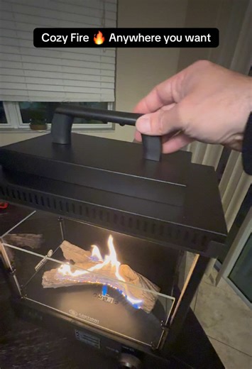 Cozy Portable Propane Fire Pit for Any Adventure