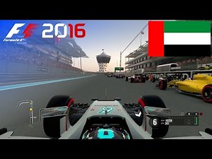 F1 2016 - 100% Race at Yas Marina Circuit, Abu Dhabi in Rosberg's Mercedes