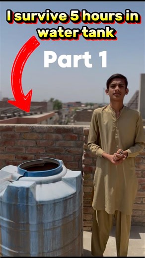 I survive 5 hours in water tank #crew #crewchallange #unfrezzmyaccount #challenge