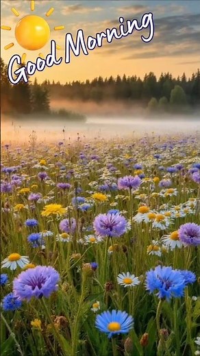 Good morning🌼 Morning nature✨Start a new day brightly🔅Summer melody