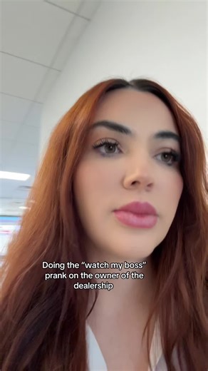 Very well behaved 😭 #fyp #prank #dealership | pranks