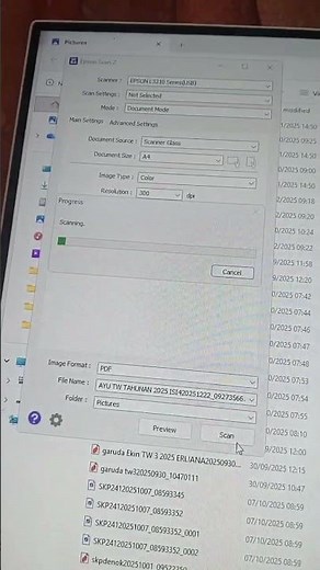 TUTORIAL SCAN DOKUMEN DI PRINTER EPSON L3210