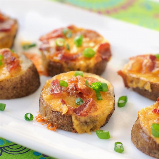 Cheese and Bacon Potato Rounds