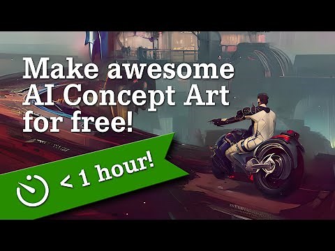 How to Make Concept Art with AI (Free and Easy) - Stable Diffusion Tutorial 2022