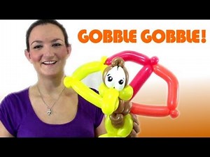HOLIDAY TURKEY Balloon Animal Tutorial - Learn Balloon Animals with Holly!