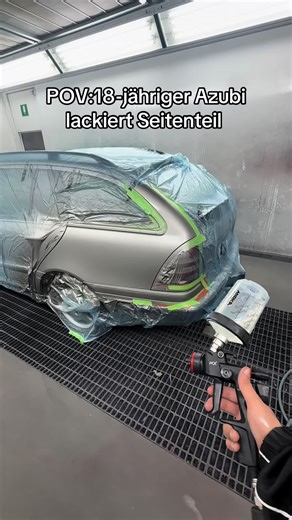 Painting a Car Side Panel: Satisfying ASMR Experience