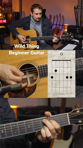 Comment "TAB" to get free tab of Wild Thing Beginner Guitar tab#109 #guitarlesson #guitarteacher #beginnerguitar #beginnerguitarist | Henry Olsen Guitar