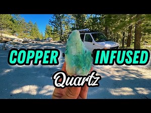 Finding BEAUTIFUL blue quartz from Crystal Peak Verdi Cali