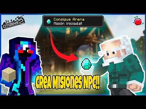🎯 Cómo CREAR MISIONES con NPCs en Minecraft ✅ | Completo Java y Bedrock (BeautyQuests + Citizens)