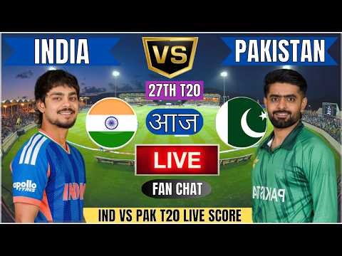 🔴 Live IND Vs PAK 27th WC T20 Match | IND vs PAK 27th WC T20 Live Score 1st innings Last 5 overs