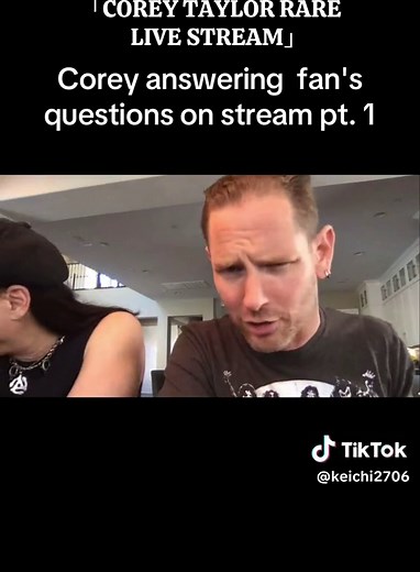Corey Taylor Rare Live Stream Pt. 1 Teaser