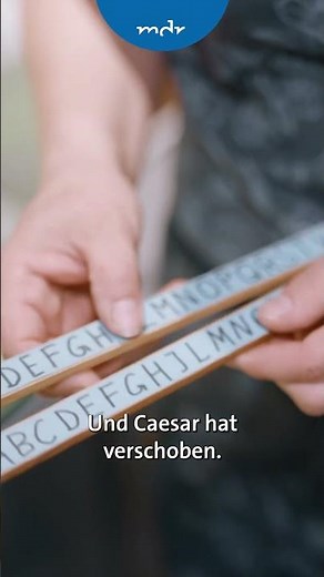 Caesars Verschlüsselung für #Geheim-Botschaften | MDR