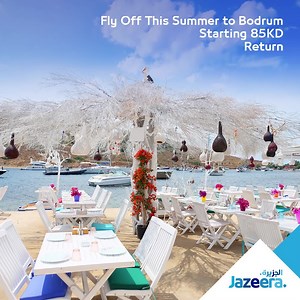 Enjoy Summer in #Bodrum! Dive into brilliant turquoise waters and explore winding lanes in the beautiful city of Bodrum. Book return tickets today starting at KD 85 only. http://bit.ly/2FHgx7U #JazeeraAirways #TheWorldIsYourIsland | Jazeera Airways