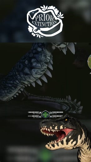 Here we go again! #priorextinction #ankylosaurus #deinosuchus #roblox #crocodile
