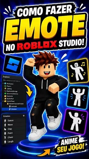 HOW TO MAKE AN EMOTE SYSTEM IN ROBLOX STUDIO