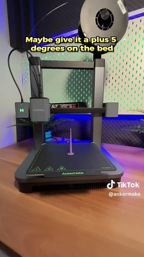 How to fix a common 3D printing problem…🤔🖨 #fy #fyp #ankermake #3d #howto #solve #3dprinting #printing #tips #maker #filament #tutorial #printer