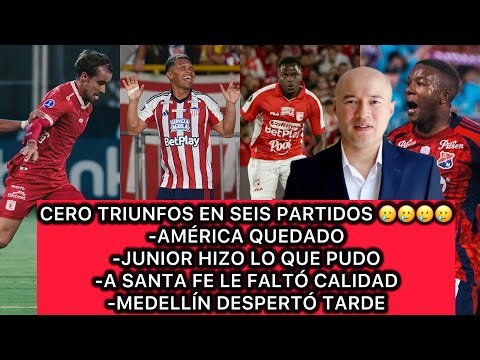 🥲🥲🥲 TERRIBLE SEMANA EN LIBERTADORES Y SUDAMERICANA: APENAS 4 PUNTOS DE 18 POSIBLES.