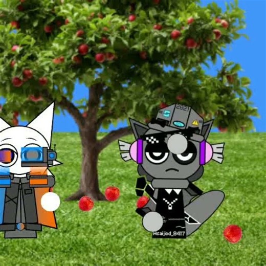 Apples are Falling. #sprunki #gametoons