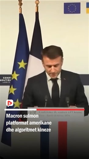 Pamfleti on Instagram: "Macron sulmon platformat amerikane dhe algoritmet kineze"