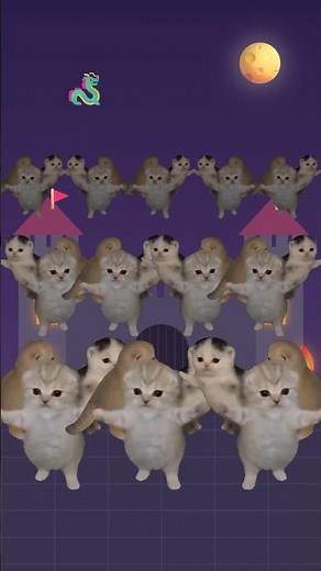 A CASTLE got FILLED with dancing kittens 😹😹