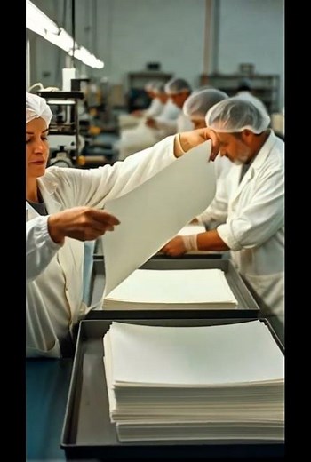 Paper Manufacturing Process #PaperFactory#ManufacturingProcess#FactoryProcess