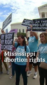 A Mississippi challenge could upend abortion rights in the US, affecting millions of women. Arguments in the country's most important abortion case in decades have begun. https://bbc.in/3DduXY0 | BBC News