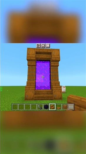 #minecraft #viral tik tok #portal #hack #trending minecraft shorts 😱🥰💯