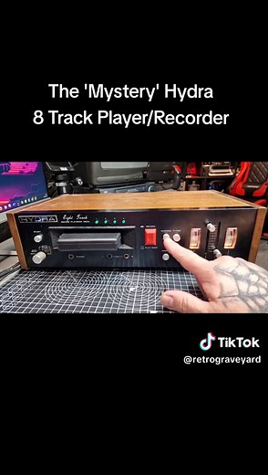 Hydra RD-1300 8 Track Player/Recorder (1970s) #retrotech #8track #8tracktape #8trackplayer #8tracks #8trackalbum #8tracktapes #8trackrepair #8trackaddiction #vintageaudio #tech #vintageaudiolove #oldtech #oldtechnology #oldschool #1970s