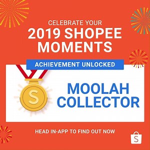 Win 500 Shopee Coins! Thank you for shopping with us in 2019 💕 Head in-app and check out Notifications > Shopee Updates to receive your achievement 👀 >> https://shp.ee/b34uq7j Share them with us in the comments below and tag a friend to stand a chance! Psst, one lucky winner will be chosen 😉 Like, share and comment with your screenshots to participate. Giveaway ends 16 Jan, 10:00hrs. | Shopee