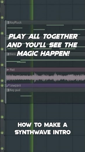 How to make Synthwave Intros in 20 seconds #flstudio #synthwave #musicproducer #nostalgicvibes