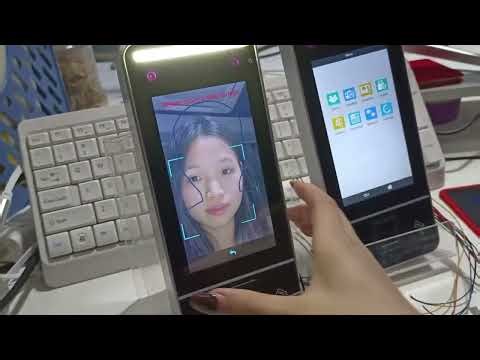 ​ Future of Access Control: Face + Palm Biometric Demo by Our Engineer! 🤖✋ #SecureTech2026