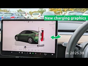 Tesla charging graphics updated with OTA 2025.38. Looks good!