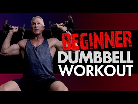 Upper Body Adjustable Dumbbell Workout For Beginners (AT HOME WORKOUT!)