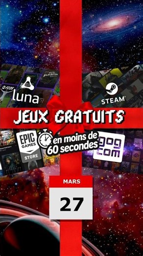 FREE GAMES (27/03/26) - The daily express recap of free PC games!