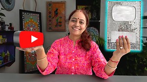 6.7K views · 399 reactions | Self Made YouTube Play Button  | कैसे बनाएं youtube play button with lippan art work tutorial #artvideo #hindi #nicecraft #diy #homedecor #newartvideo #homedecorideas #lippanartdesign #lippanarttutorial #traditionalart #conework | Nice Craft | Facebook