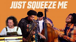 "Just Squeeze Me (But Don't Tease Me)" Emmet Cohen - Piano Abdias Armenteros - Tenor Saxophone Sebastian Rios - Bass TJ Reddick - Drums Sponsored by Open Studio Jazz Open Studio is the #1 online learning community for jazz, featuring exclusive courses, lessons, and live streams from jazz legends like Ron Carter, Aaron Parks, Christian McBride, Fred Hersch, Dianne Reeves, and more. I just released my debut course, Jazz Piano: Inside & Out. Jump in today with a free 14-day free trial at https://op
