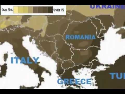 Blonde Hair and Blue eyes in the world - Maps