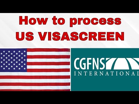 How to process US VISASCREEN step by step | CGFNS processing | VisaScreen processing in Philippines