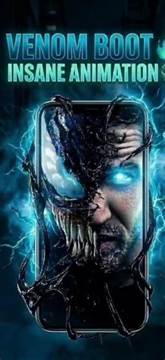 Venom Boot Animation 😈🔥 | Magisk Module for Android #Shorts