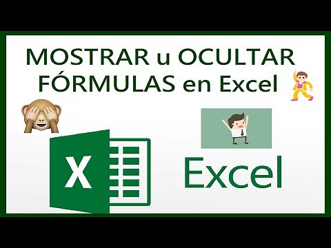 👀🙈 MOSTRAR u OCULTAR FÓRMULAS en EXCEL