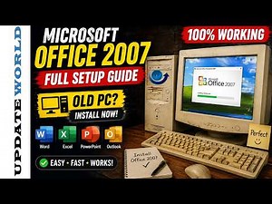 Microsoft Office 2007 Installation Guide (Full Setup) || Still Using Old PC? Install Office 2007