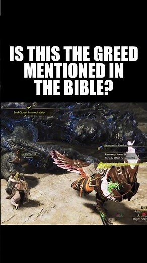 Bro wants ALL the gems for himself 😩 | MH Wilds