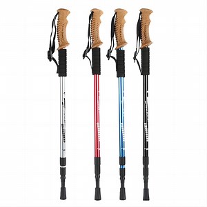 [Hot Item] Antishock Retractable Folding Snow Rainy Hiking Walking Sticks
