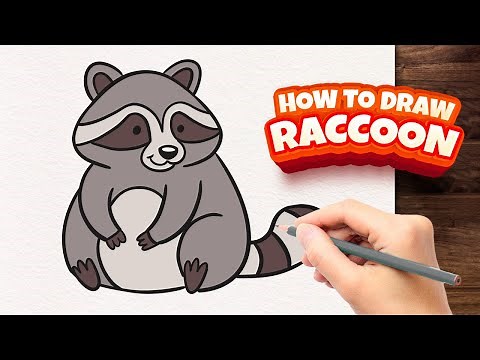 How to draw Raccoon Drawing Tutorial | Easy Step-by-Step Guide