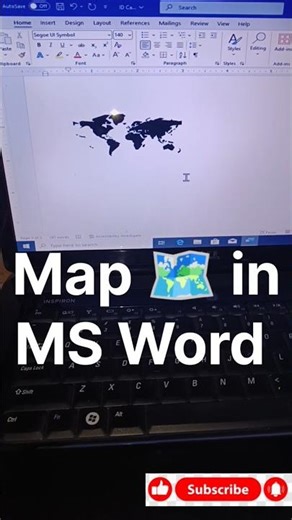 Map 🗺️ MS word symbol shortcut key | MS word shortcut #Shorts #Map #msword